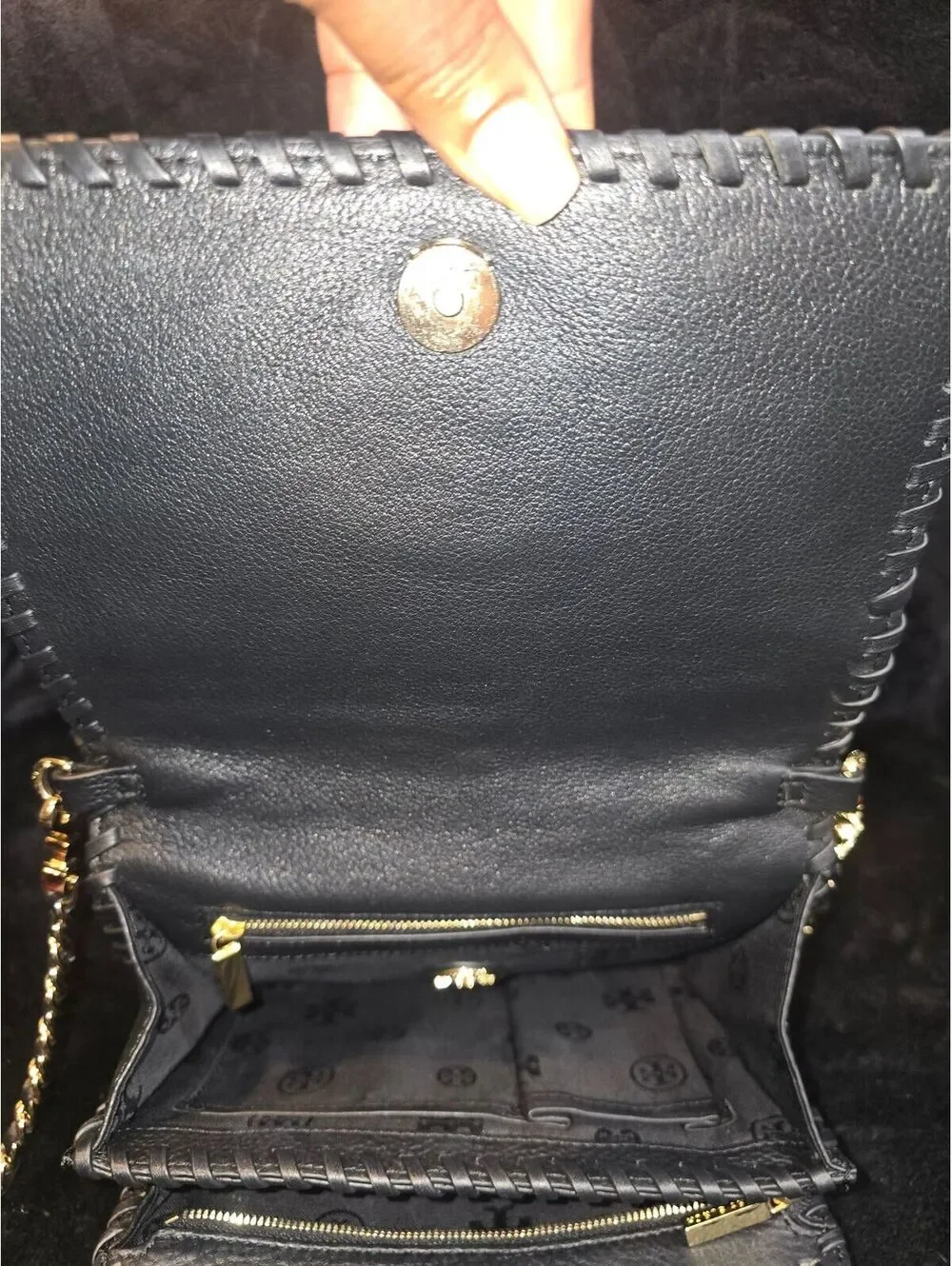 124. Tory Burch Marion Combo Crossbody